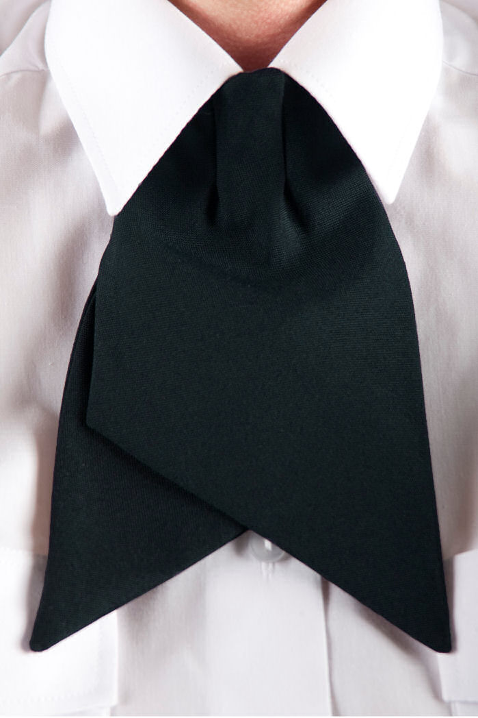  Ladies Cravat Black.