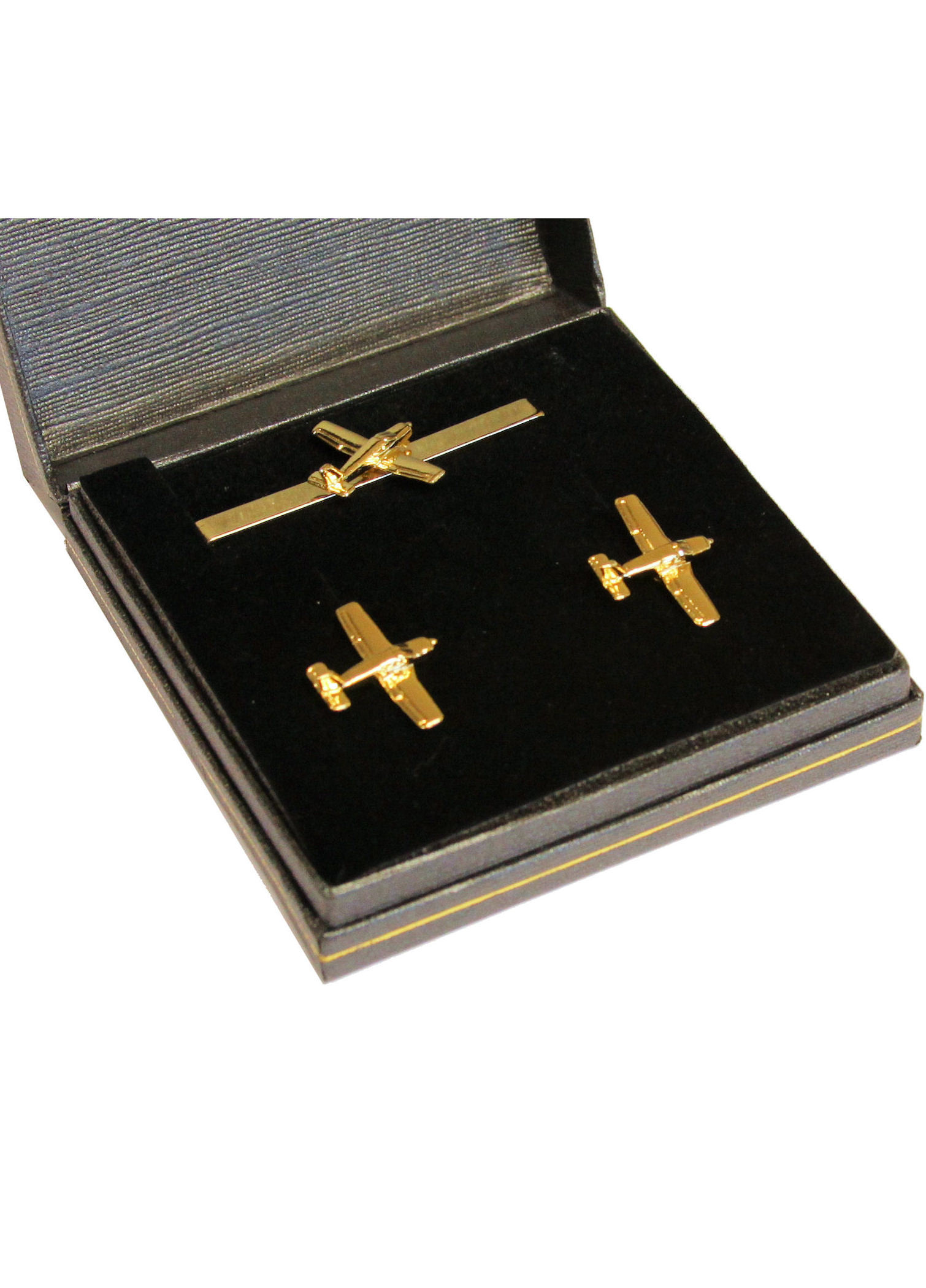  Tie Bar & Cufflinks - Piper-Cherokee