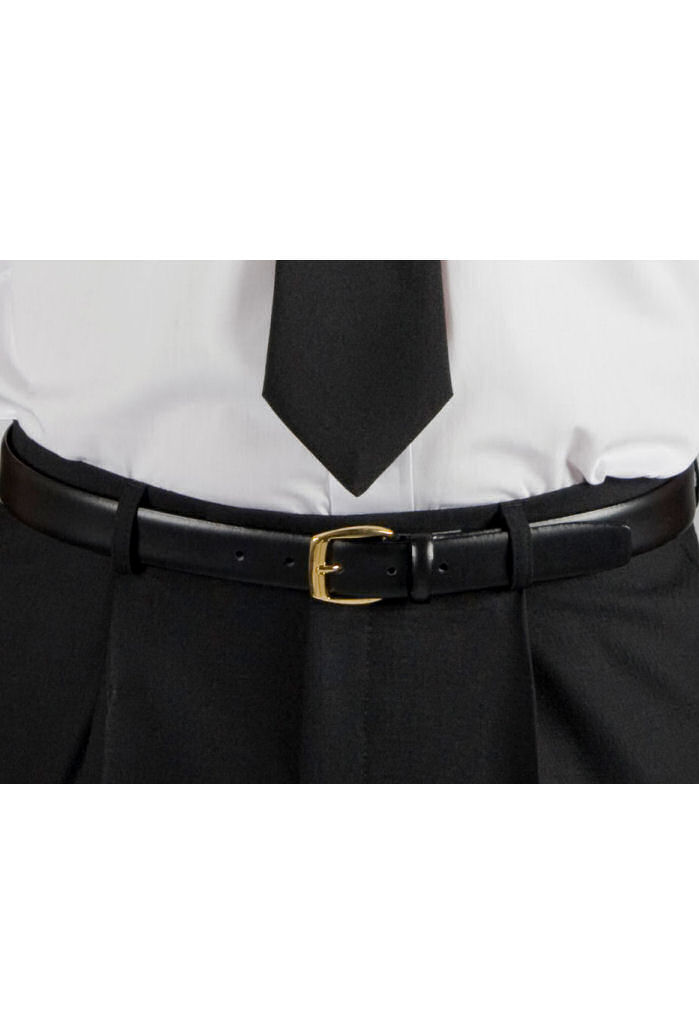  Black Pilot Uniform Leather Belt Made By Expert Craftsmen.